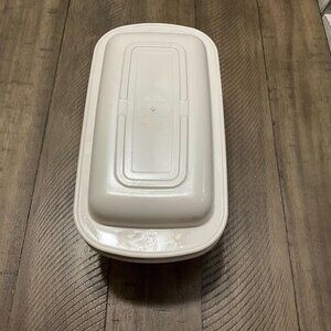 Vintage Tupperware Ultra 21 Ovenware Set Of 2 2 Qt Loaf Pan Casserole